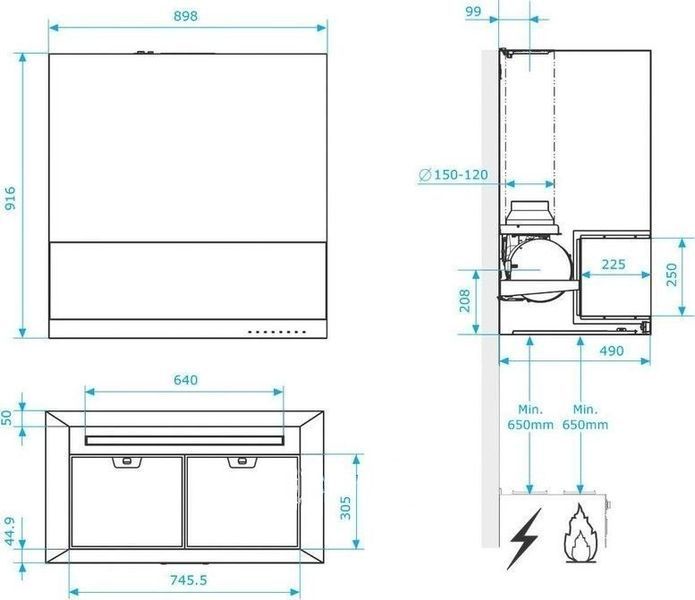 Вытяжка Beko HCB 98744 AH 596220 фото