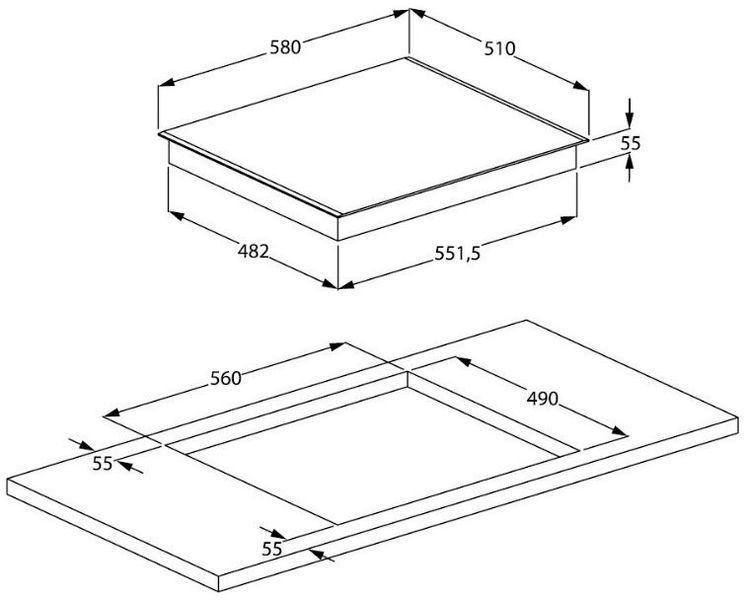 Варочная поверхность электрическая Beko HIC 64402 T 578960 фото