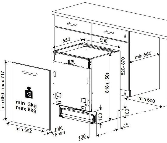 Встраиваемая посудомоечная машина Beko BDIN 14320 921945 фото