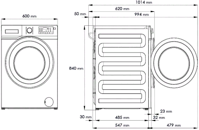 Пральна машина Beko WTV 8612 XSW 595919 фото