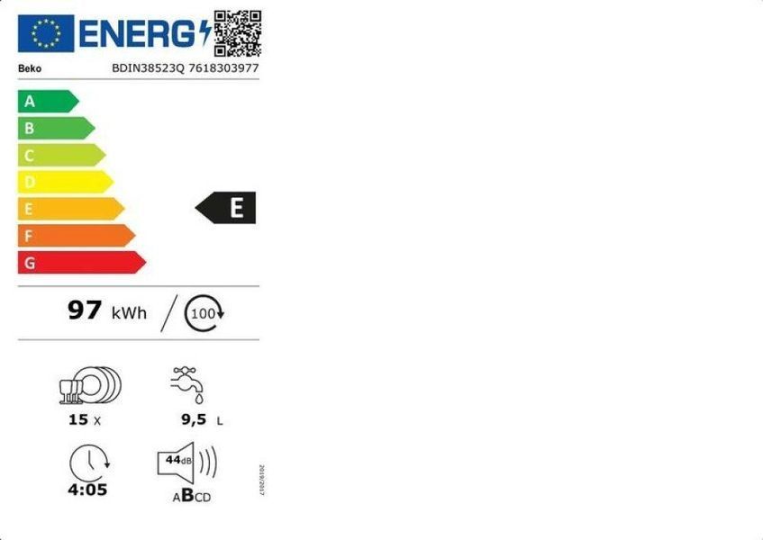Посудомоечная машина Beko BDIN 38523 Q 1003728 фото