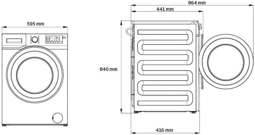 Пральна машина Beko SWRE 6512 XWW2E 743401 фото