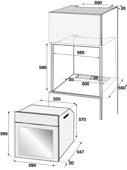 Духова шафа електрична Beko BIM 24400 BCS 578980 фото
