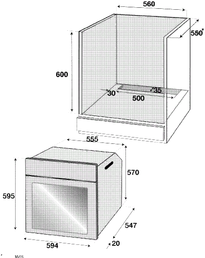 Духова шафа електрична Beko BIE 24301 B 266607 фото