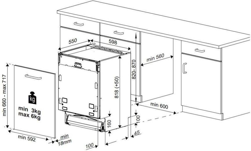 Вбудовувана посудомийна машина Beko BDIN 24320 872586 фото