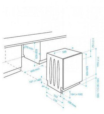 Посудомоечная машина Beko DIN 1530 92451 фото