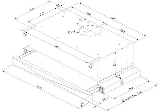 Вытяжка Beko HNT 62340 B 618422 фото
